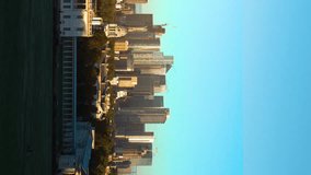 Establishing View Shot of London City.
Aerial vertical, vertical video background.  - Powered by Shutterstock - Get 15% off with code: PIKWIZARD15