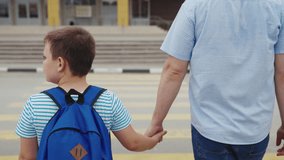 asphalt zebra crossing, school road, student happy family road, green light, father hand boy, vehicles crowd pedestrians crossing street zebra road, running green crosswalk, children feet rush hour - Powered by Shutterstock - Get 15% off with code: PIKWIZARD15