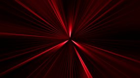 Abstract VJ loop red laser center radial streak shine ray light sparking on black background. 4K 3D fractals seamless loop infinite complex glowing radial light streaks. - Powered by Shutterstock - Get 15% off with code: PIKWIZARD15
