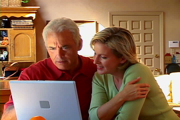 Couple on Laptop