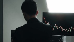 Businessman stressful anxiety losing trading loss on market foreign exchange market, digital crypto currency exchange market, stock market using computer laptop device. - Powered by Shutterstock - Get 15% off with code: PIKWIZARD15