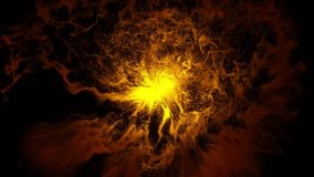 Abstract orange and yellow particles and smoke flowing and swirling in a circular motion on a black background. 4K loop	
 - Powered by Shutterstock - Get 15% off with code: PIKWIZARD15