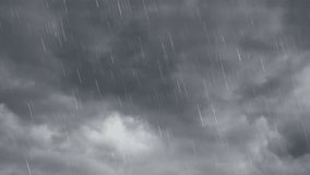 4k Time Laps Morning sky with black clouds on a rainstorm day with terrible lightning in the rainy season. Nature Background - Powered by Shutterstock - Get 15% off with code: PIKWIZARD15