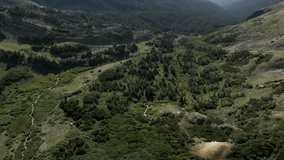4k Aerial Drone Footage - Colorado Rocky Mountains in Summer
