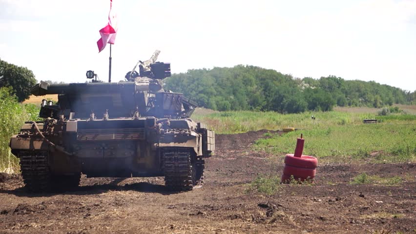 Ukraine, Zaporozhye, August 3, 2023, War in ukraine soldiers and military equipment in training camps