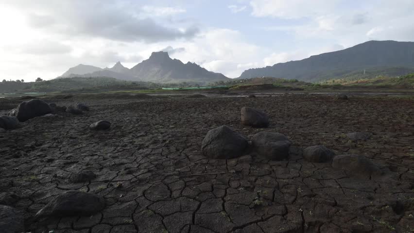 Moving clouds over Chandler fort seen from Panvel,Maharashtra,India