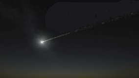 Meteor falling from Sky at night
3d rendering meteor asteroid, Global threat concept, sci fi, 2023
 - Powered by Shutterstock - Get 15% off with code: PIKWIZARD15