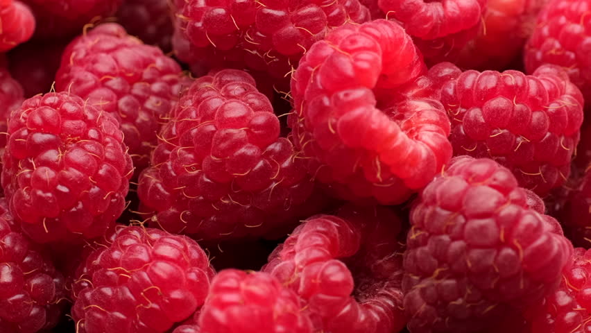 Zoom frame juicy raspberry, rotation. Healthy food organic nutrition Royalty-Free Stock Footage #1106981845