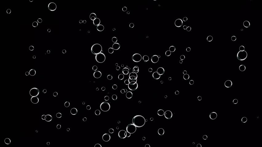 Bubbles animated in front from black | Shutterstock HD Video #1107008357