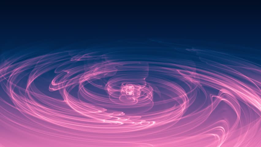 A hypnotizing looping background with a contrasting purple and cyan gradient and a spiraling object that rotates and twirls. Slow rotation of a spiral with amorphous overflows. Abstarct place for logo