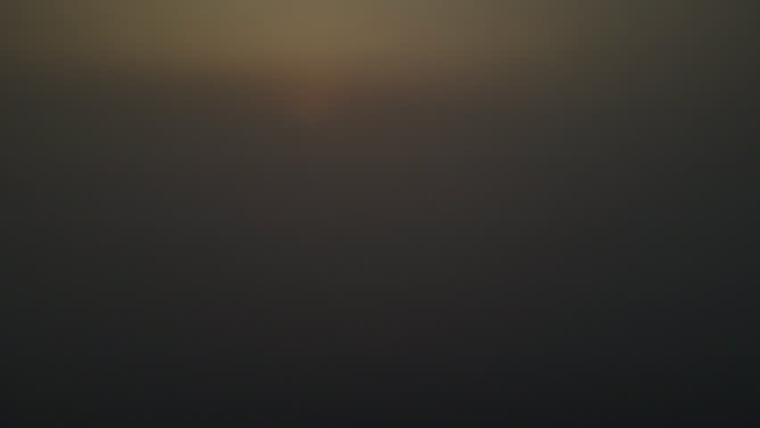  Fog and haze over the city, among the skyscrapers in Russia