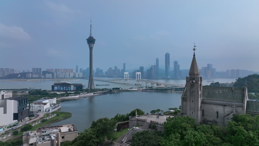Chapel Of Our Lady Of Penha, Macau, Aerial View