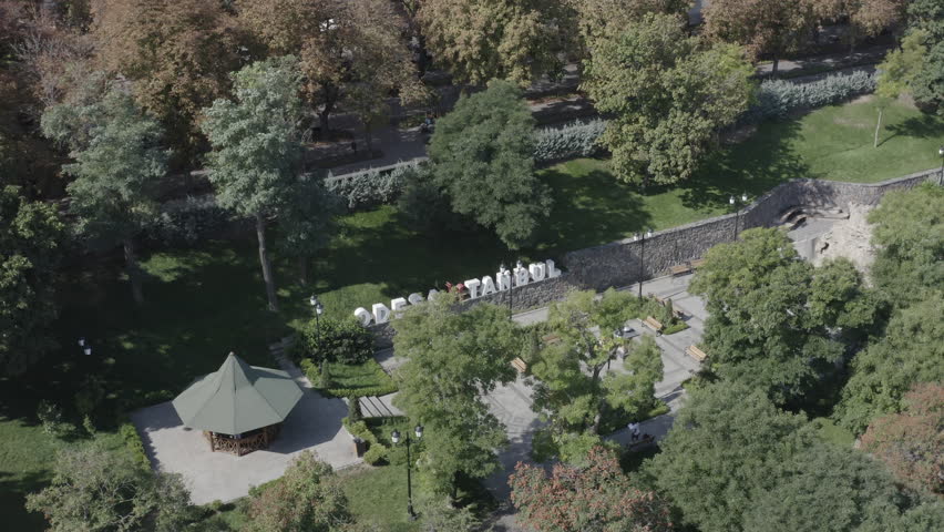 Ukraine odesa city drone footage from above before the war