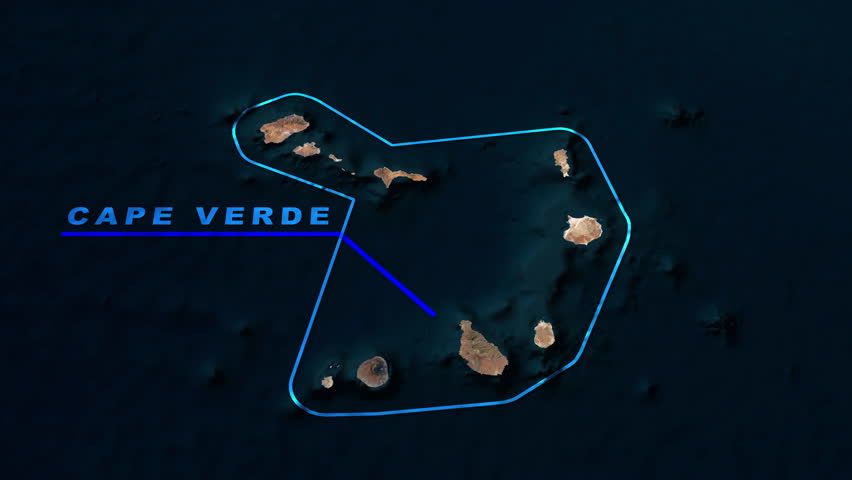 Cape Verde World Map Feature: Dimensions: 4k 3840 x 2160 Video encoding: Prores Frame rate: 30 fps Duration: 10 Seconds Works with all editing programs