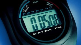 Stopwatch Counts To 10 Sports Timer Closeup - Powered by Shutterstock - Get 15% off with code: PIKWIZARD15