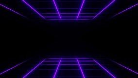 Purple Sci-Fi Glow Fishnet Background VJ Loop in 4K