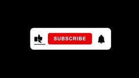 Animation of Social Network. Arrow clicking a Subscribe Button. like, subscribe notification for channel Mouse Clicking a Subscribe Button Bell Notification Background. Subscribe. 3D Illustration - Powered by Shutterstock - Get 15% off with code: PIKWIZARD15