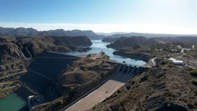 Los Reyunos Dam, San Rafael, Mendoza, Argentina.