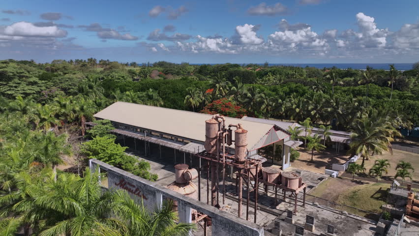 Place Du Moulin At Bel Ombre, Mauritius, Aerial View