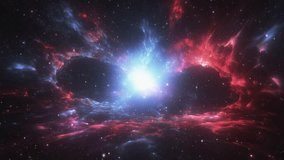 Cosmic background video. Stars, galaxy and cosmic dust. High quality 4k footage - Powered by Shutterstock - Get 15% off with code: PIKWIZARD15