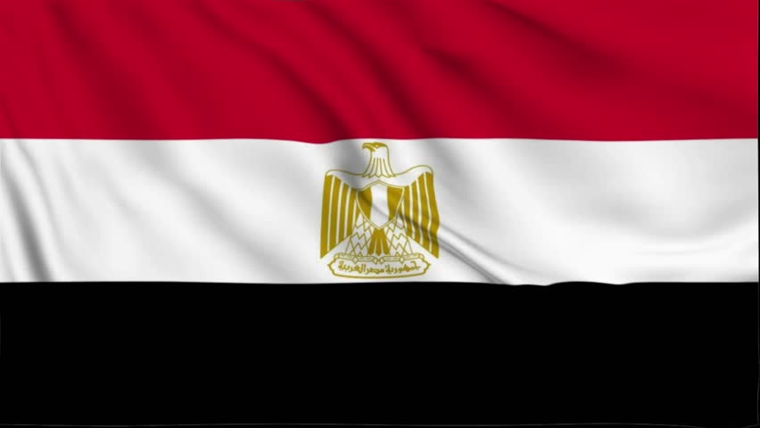 Egypt Waving Flag, Egypt Flag, Flag of Egypt Waving Animation, Egypt Flag 4K Footage