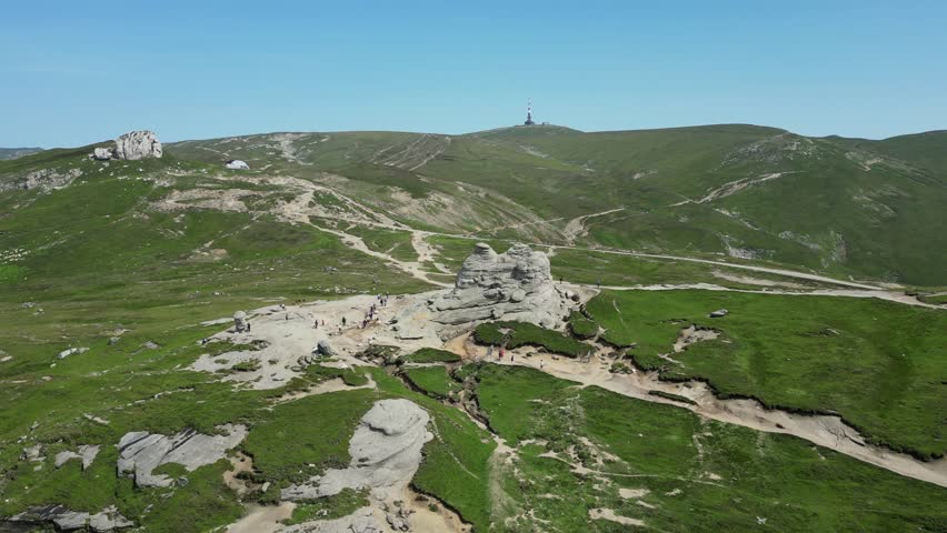 Sfinxul din Bucegi.
The Sphinx is a natural rock formation in the Bucegi Natural Park. Romania