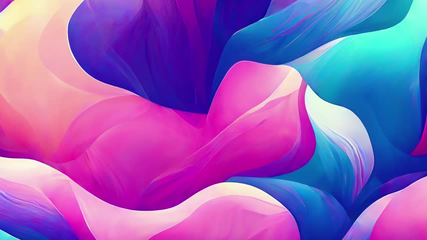 Looped Dynamic Visions texture, Contemporary and Mesmerizing Abstract Background transformations