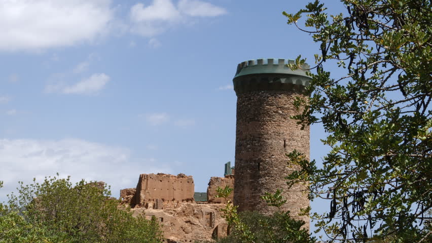 ruined 10th century fortress, historic, architecture