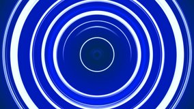 Circular Blue Color Speed Lines Background Animation Video