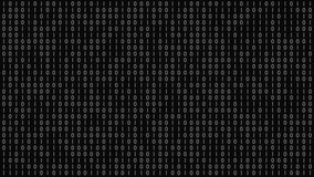 Binary code black and white background with digits moving on screen, Concept of digital age. Algorithm binary, hud interface, data code, decryption and encoding, row matrix background - Powered by Shutterstock - Get 15% off with code: PIKWIZARD15