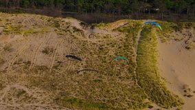 Dune du Pilat Paragliders Drone Video 