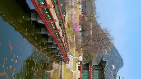 Hyangwonjeong Pavilion in Gyeongbokgung Palace, Seoul