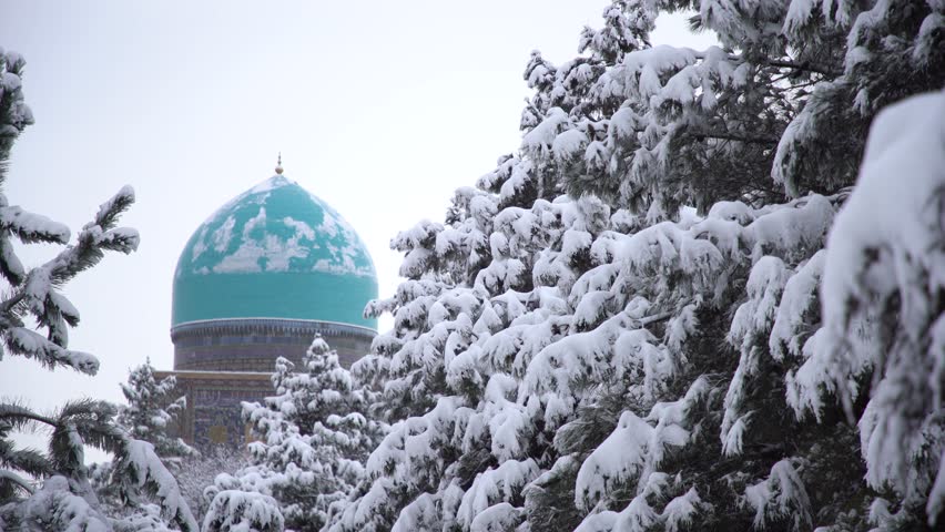 a dome in a far distance