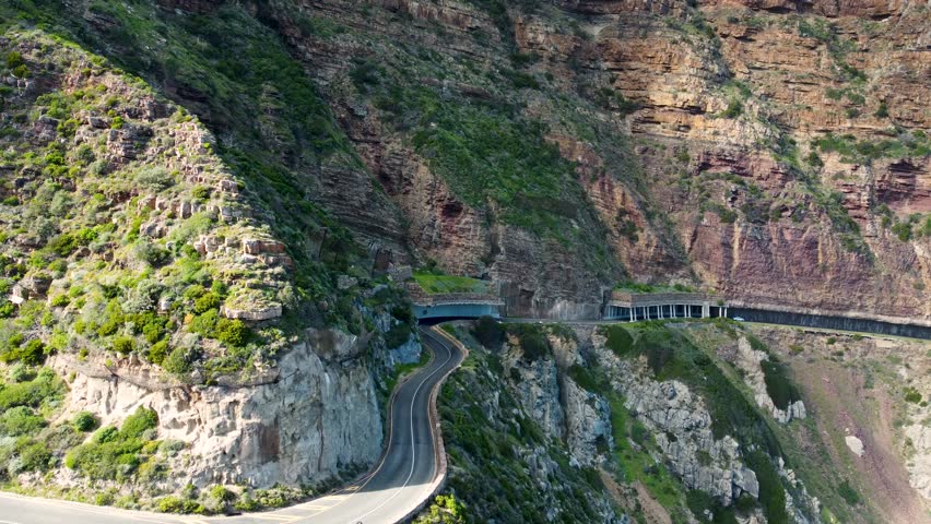 Chapman's Peak Drive Cape Town Royalty-Free Stock Footage #1107269191