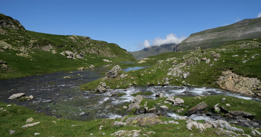 The Troumouse cirque, Hautes Pyrenees, Occitania, France
