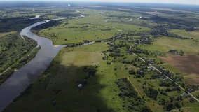 Dnepr river - drone footage