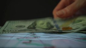 Person use phone analyzing growth stocks fund. Successful future price action prediction - Powered by Shutterstock - Get 15% off with code: PIKWIZARD15