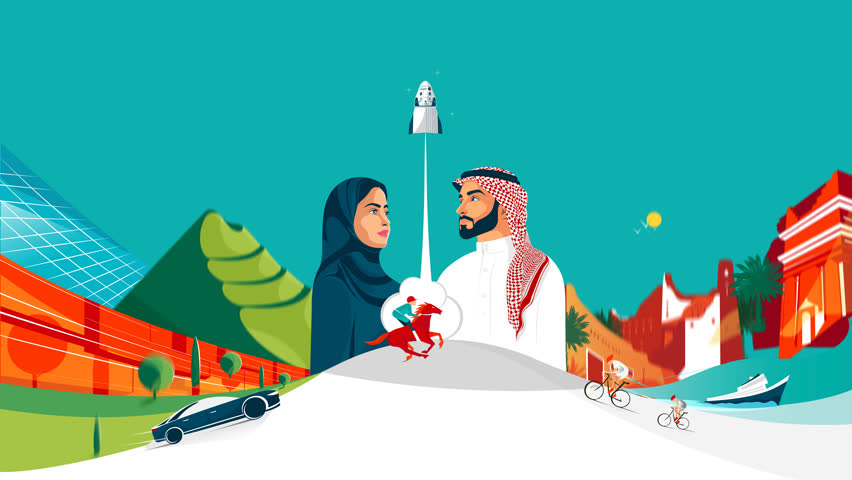 Saudi National Day Background, 93rd Saudi National Day, Saudi Arabia | Shutterstock HD Video #1107339457
