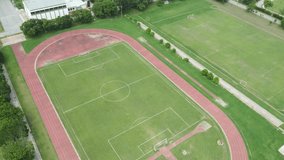 Sports ground in Islamabad, Pakistan.
