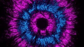 Pink and Blue Textured Black Hole Background VJ Loop in 4K