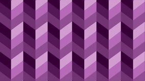 Animated Pink simple zig-zag pattern seamless background moving downwards, loopable background	
