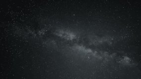 Starry milkyway galaxy motion and universe field rotation on deep night sky,outer space 4k - Powered by Shutterstock - Get 15% off with code: PIKWIZARD15