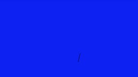 A video animation loop a plant in a pot on blue screen background  ,remove blue background use software editing what you using