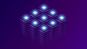 Digital Data Blocks Moving 2D Animation - Powered by Shutterstock - Get 15% off with code: PIKWIZARD15