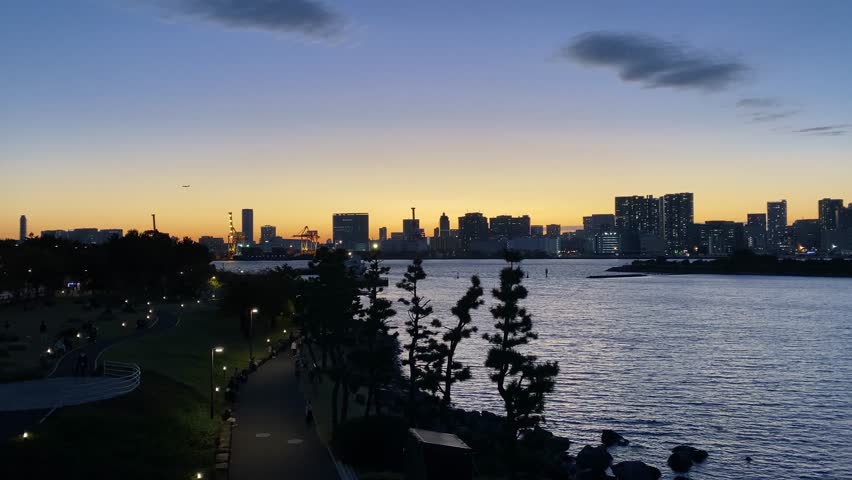 The beautiful view in Tokyo