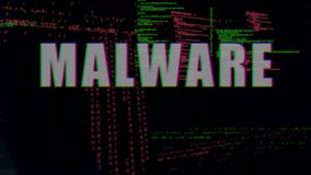 Animation of glitched malware text and multicolored computer language over black background. Digitally generated, hologram, illustration, malicious, virus, coding and technology concept. - Powered by Shutterstock - Get 15% off with code: PIKWIZARD15