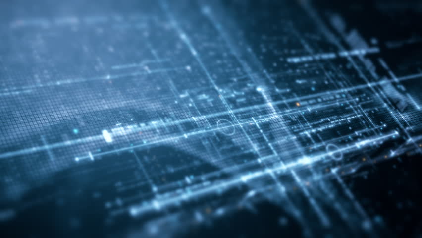 Advanced data matrix simulation UI with cutting-edge digital environment with a dynamic and immersive display of interconnected data matrix information networks systems background