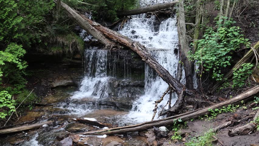 Wagner falls in Munising Michigan