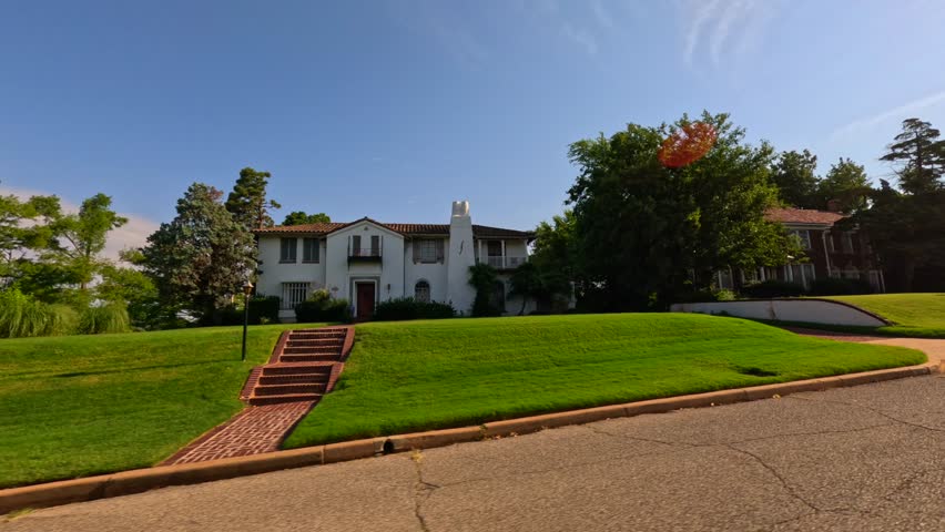 Motion video tour historic Oklahoma City homes near the State Capitol Building
