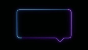 Glowing neon line of HELLO sign banner isolated on transparent background for promo video. Concept of great discount and clearance. 4K video motion graphic animation. Seamless Loop.